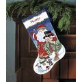 DIMENSIONS / 08714  "Santa and Snowman Stocking" * "����� � ��������"