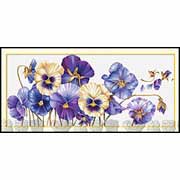 Dome / 100403  Purple Pansy