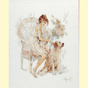 LANARTE / 33826 (PN-0007951) Girl in Chair with Dog